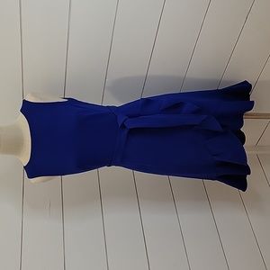 Calvin Klein size 4 fitted blue dress